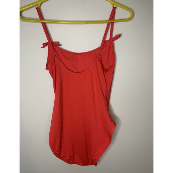 Kate Spade Swimsuit One Piece Coral Color Sz Medium #1125 - Picture 3 of 6